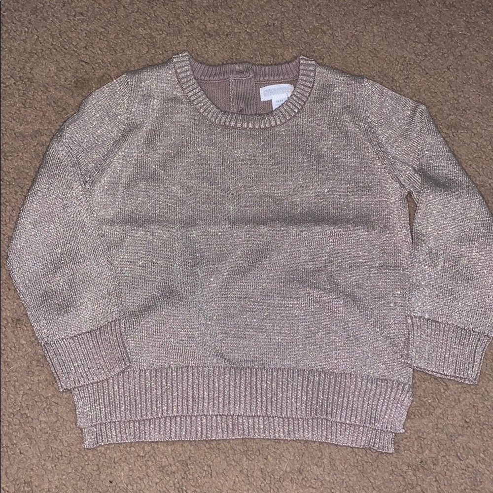 BNWT Gymboree Girls Tan Sweater SZ.18-24 MO.